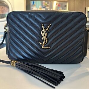 YSL LOU CAMERA BAG IN QUILTED LEATHER